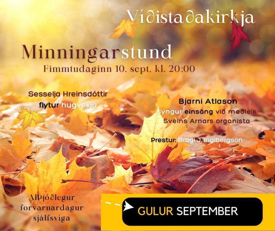 Minningarstund í Víðistaðakirkju.